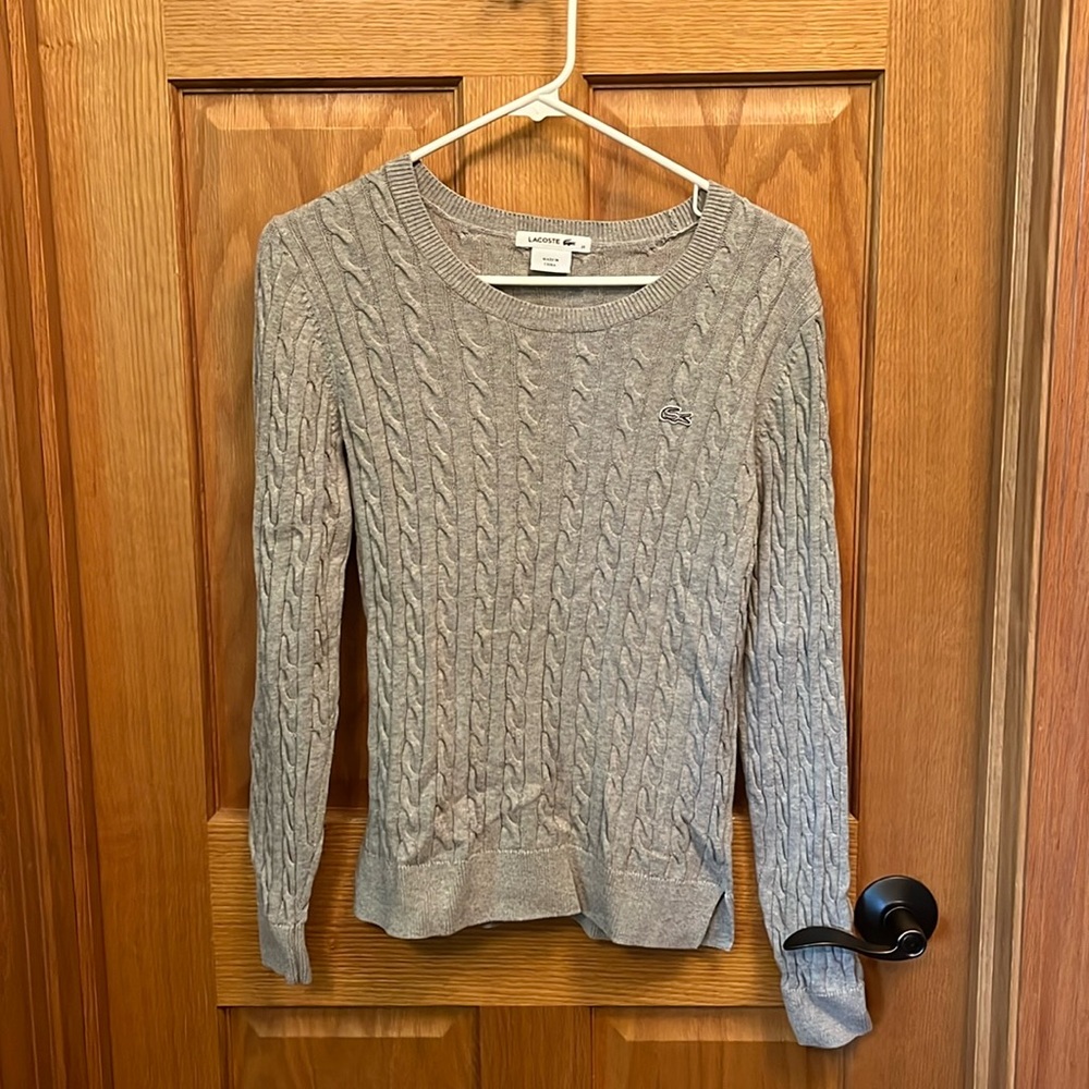 Like new Lacoste sweater.